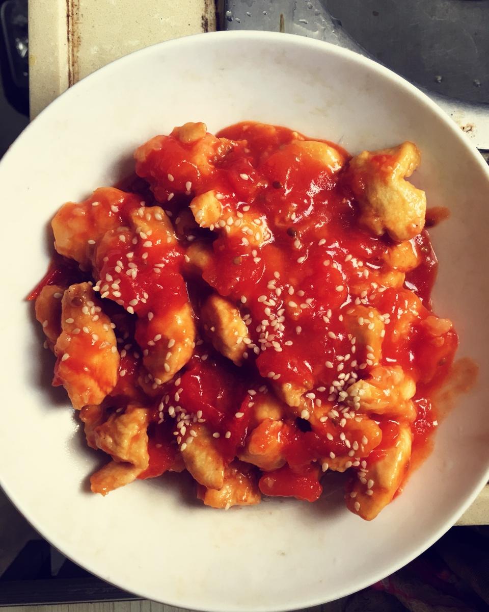 糖醋里脊 鸡胸肉的新吃法 香酥酸甜节日聚餐必做菜 超详细做法