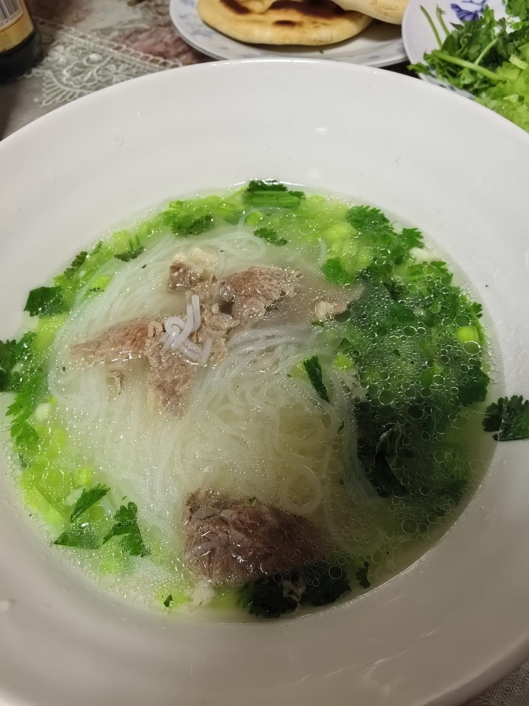最简单潮汕原味牛肉汤粉-牛肉米粉-腌牛肉超嫩