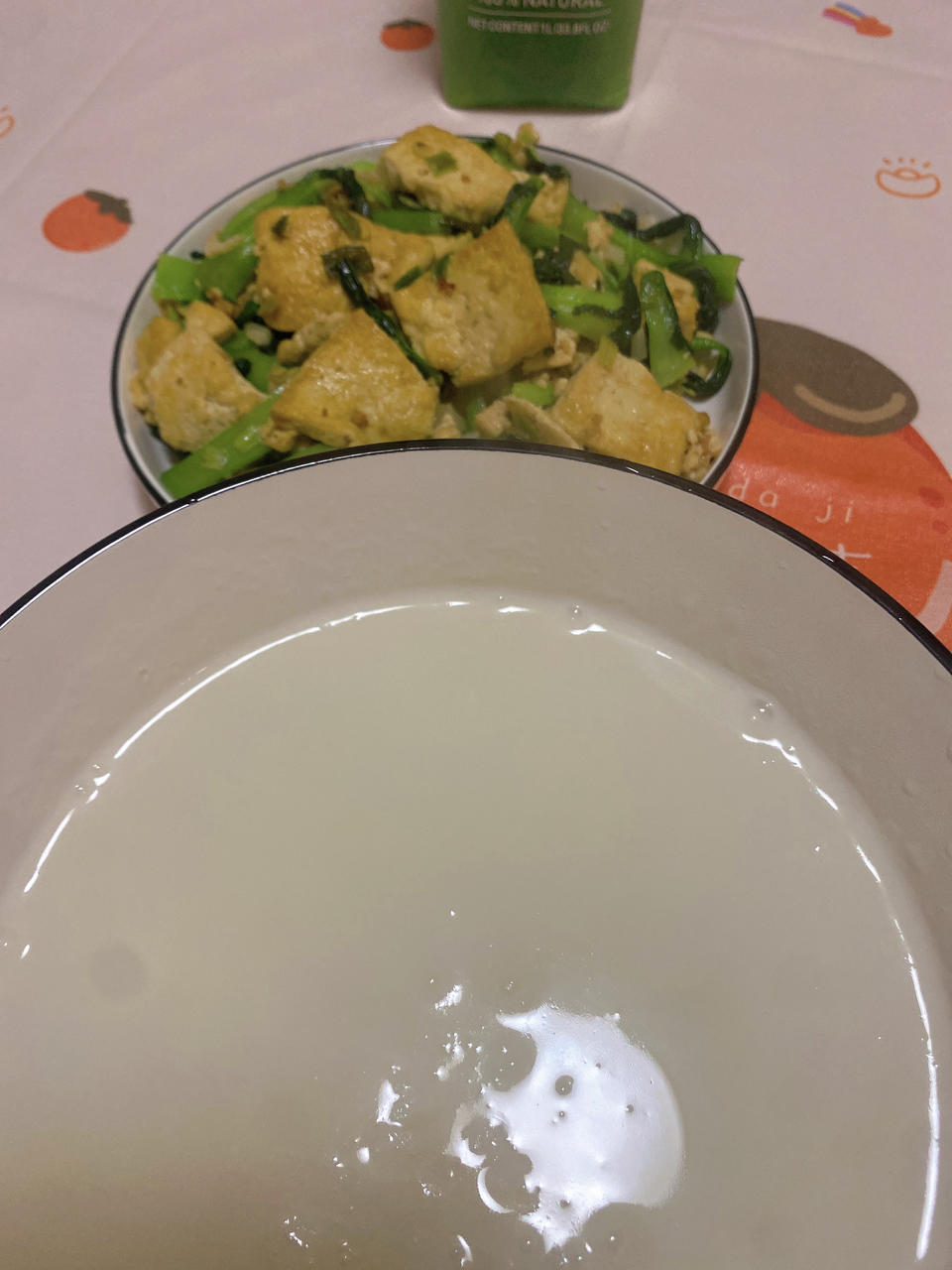 豆腐炒青菜