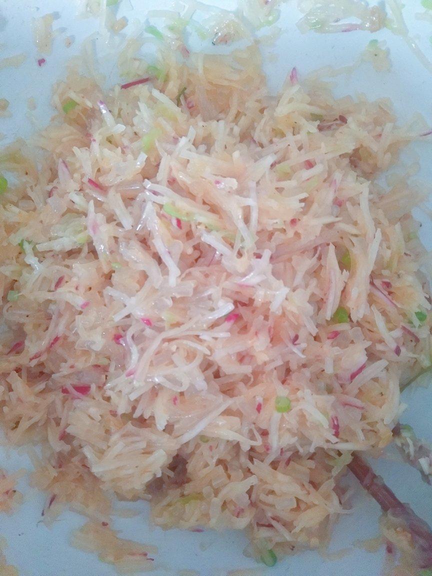 萝卜素馅蒸饺