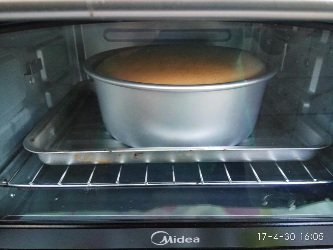 八寸戚风蛋糕（生日蛋糕坯）附六寸配单