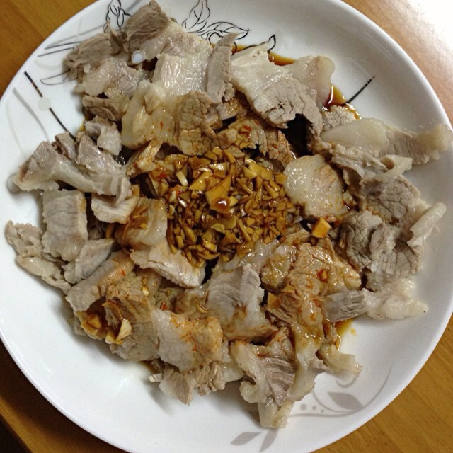 蒜泥白肉