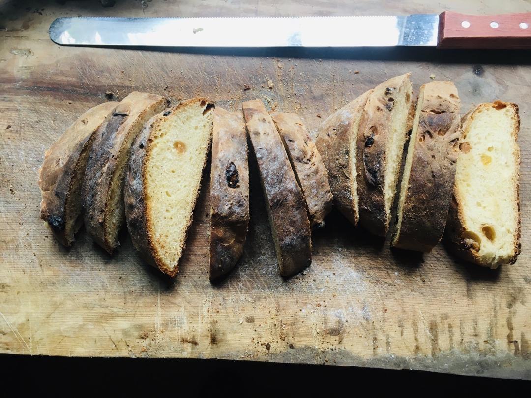 全麦蔓越莓软式欧包（免揉）