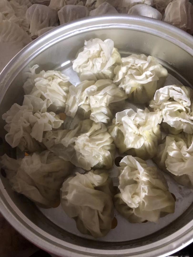 羊肉大葱烧麦