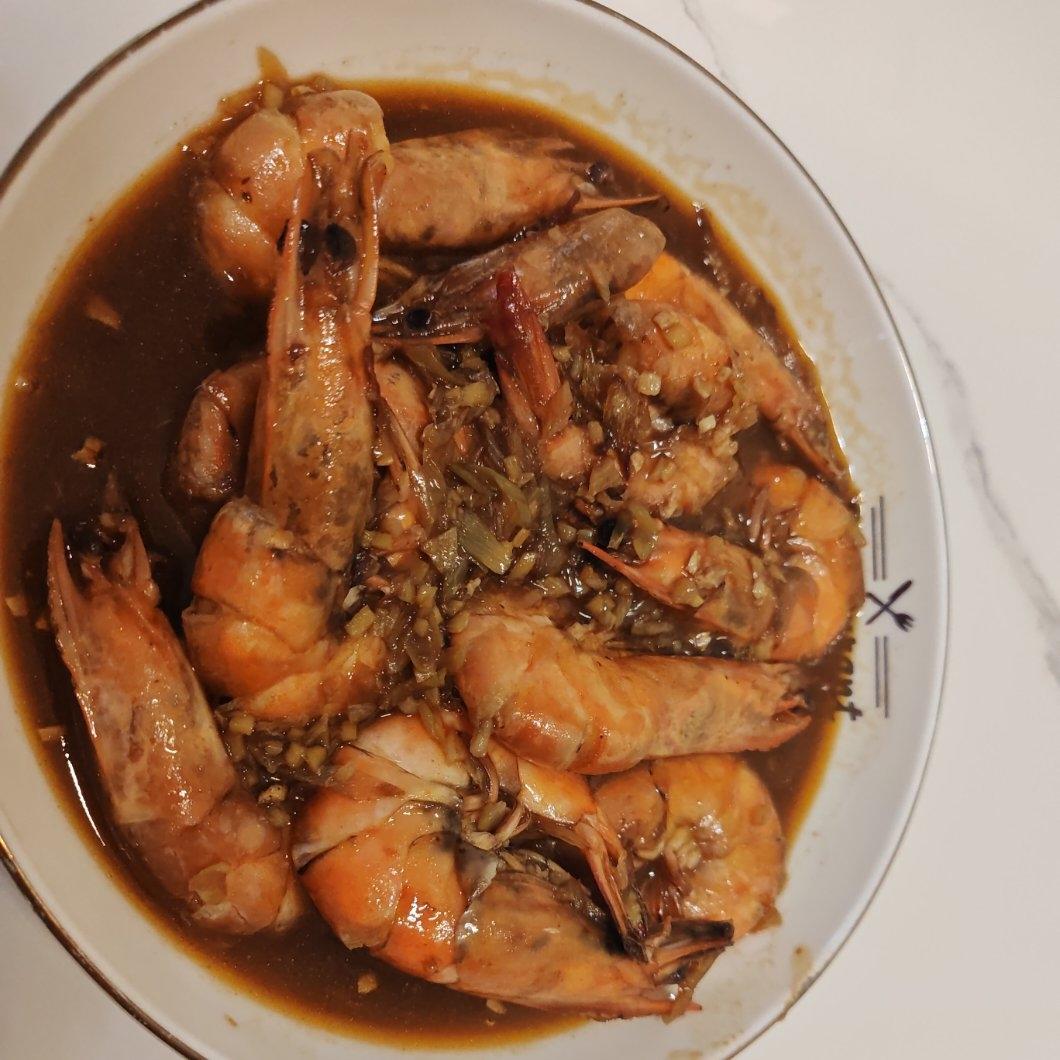 家庭版油焖大虾