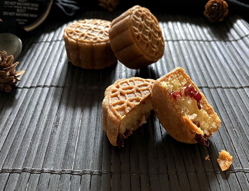 巧克力奶黄流心月饼