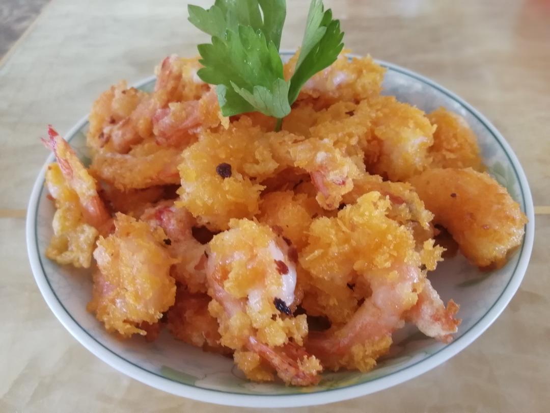 面包糠炸虾