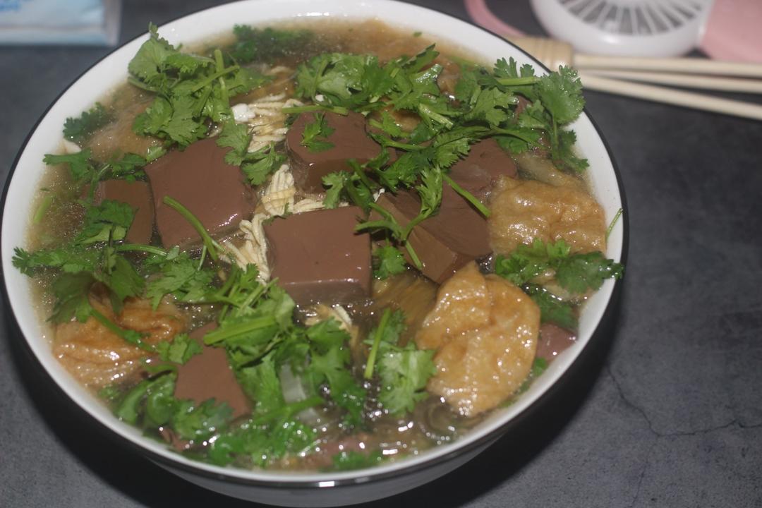 鸭血粉丝汤（简易版）