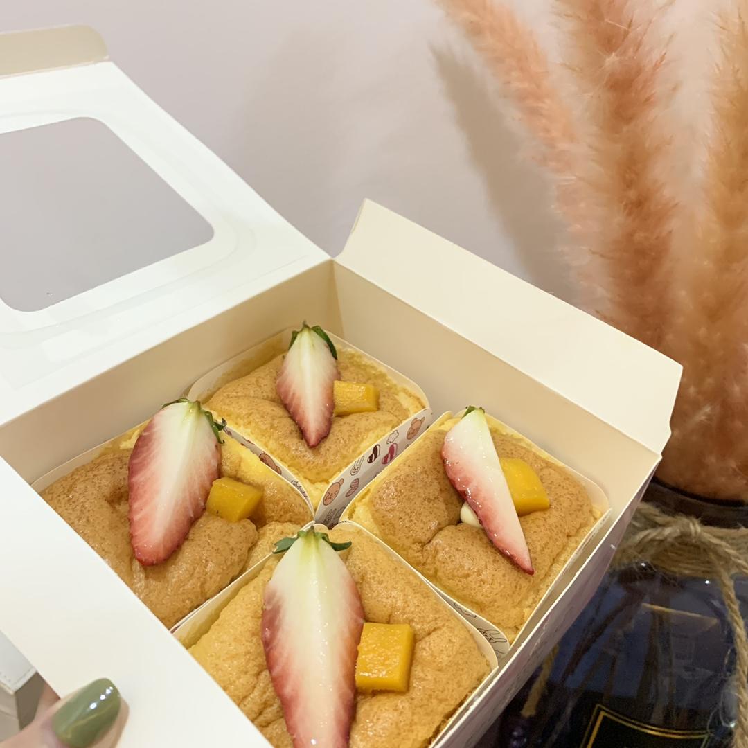 微甜卡仕达酱小蛋糕纸杯（有2种酱）