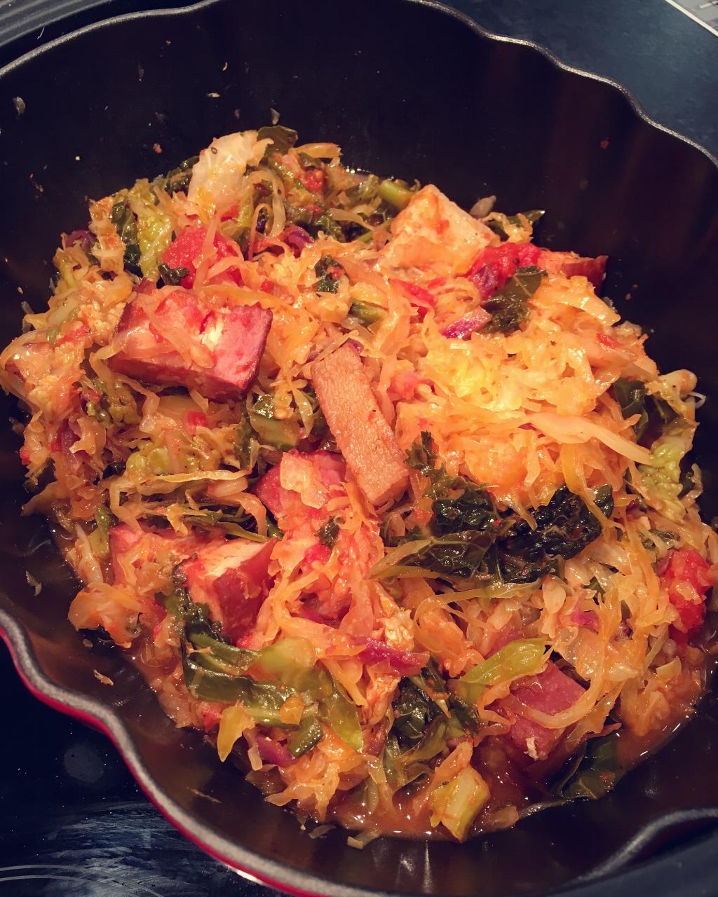 波兰猎人炖Bigos（德国酸菜乱炖）