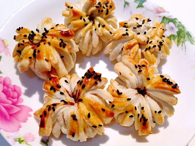 花开富贵——豆沙酥