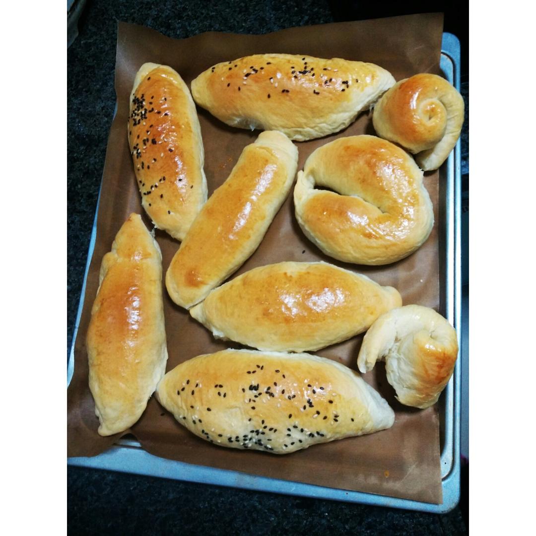 肉松沙拉酱面包（65度汤种）