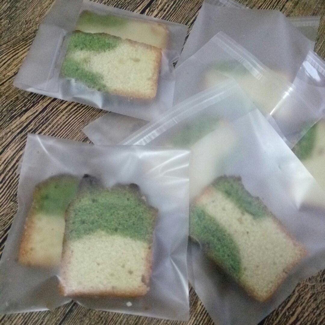 香草&抹茶双拼磅蛋糕（白菜磅）