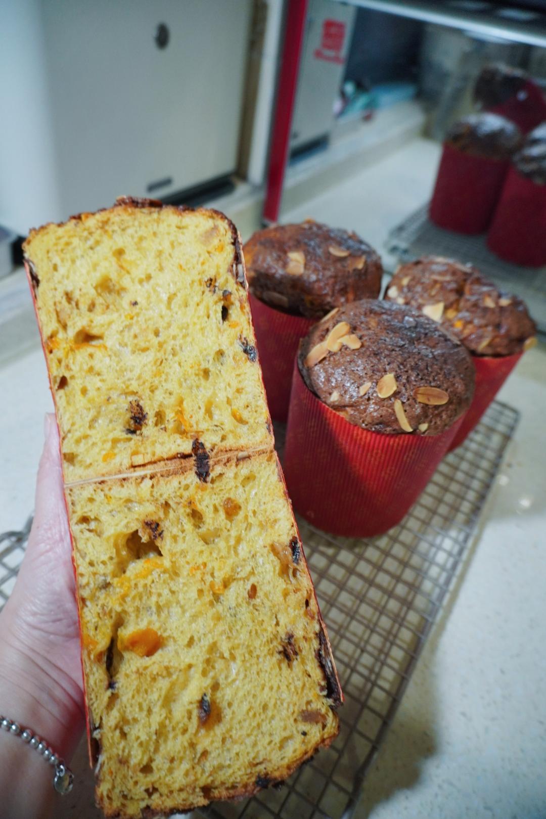 潘娜托尼 圣诞面包           Panettone（中种法）
