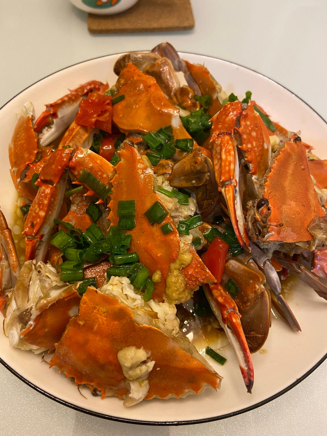 葱油梭子蟹（好吃简易版）