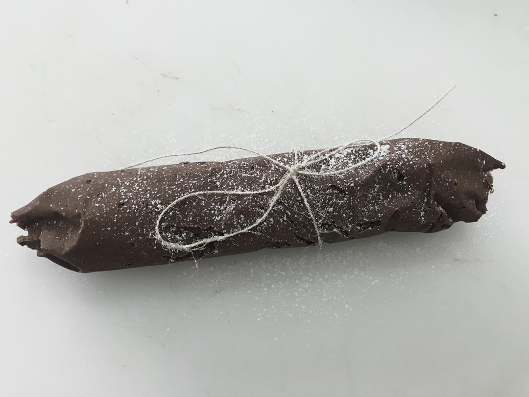 巧克力肠🇮🇹salame di cioccolato的做法