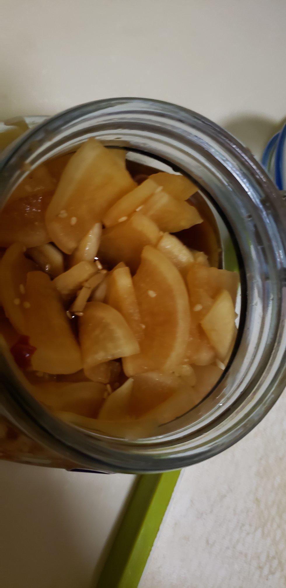 三步爽口酸酸辣辣腌萝卜片小咸菜