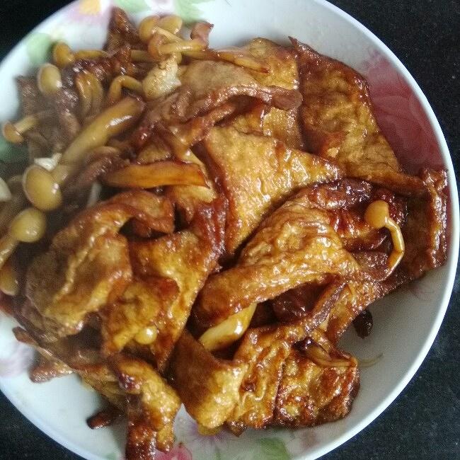 红烧豆腐菌菇（甜）