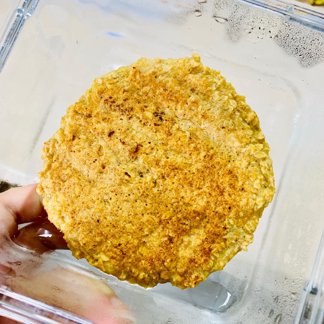 懒人早餐之牛奶鸡蛋燕麦饼