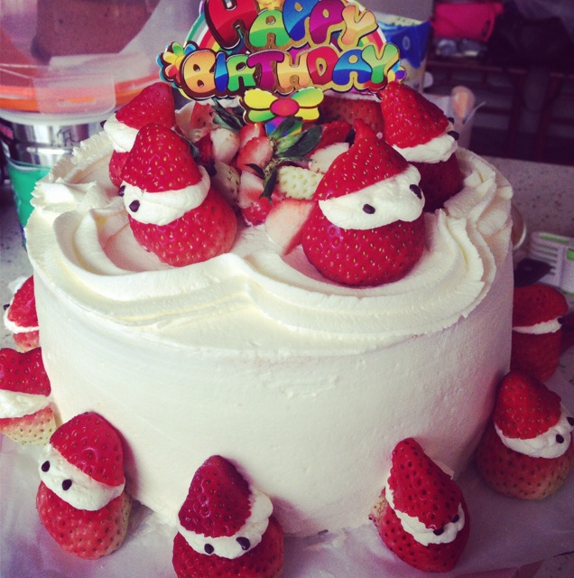 胡小歅做的圣诞蛋糕