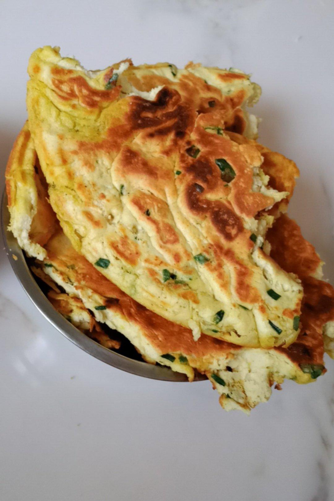 发面椒香葱花饼（超级宣软）