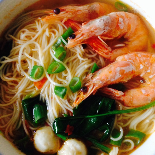 月若雪做的海鲜面