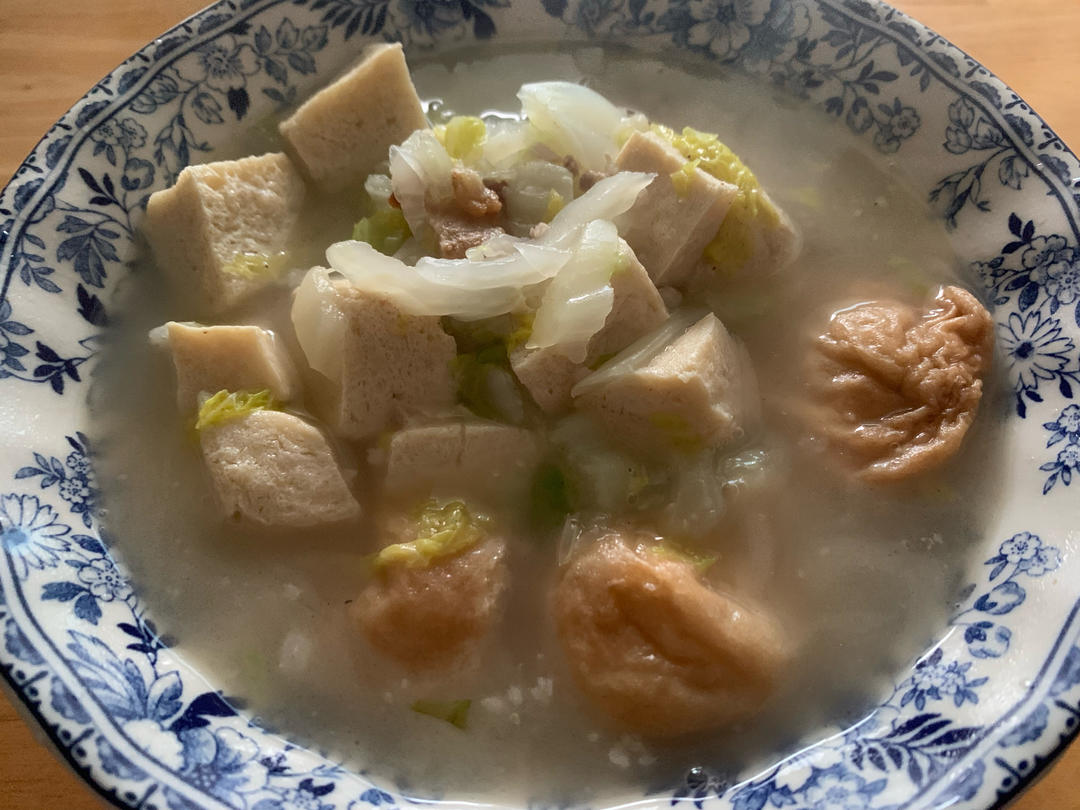 冬季最爱的家常菜！大白菜炖大豆腐或干豆腐