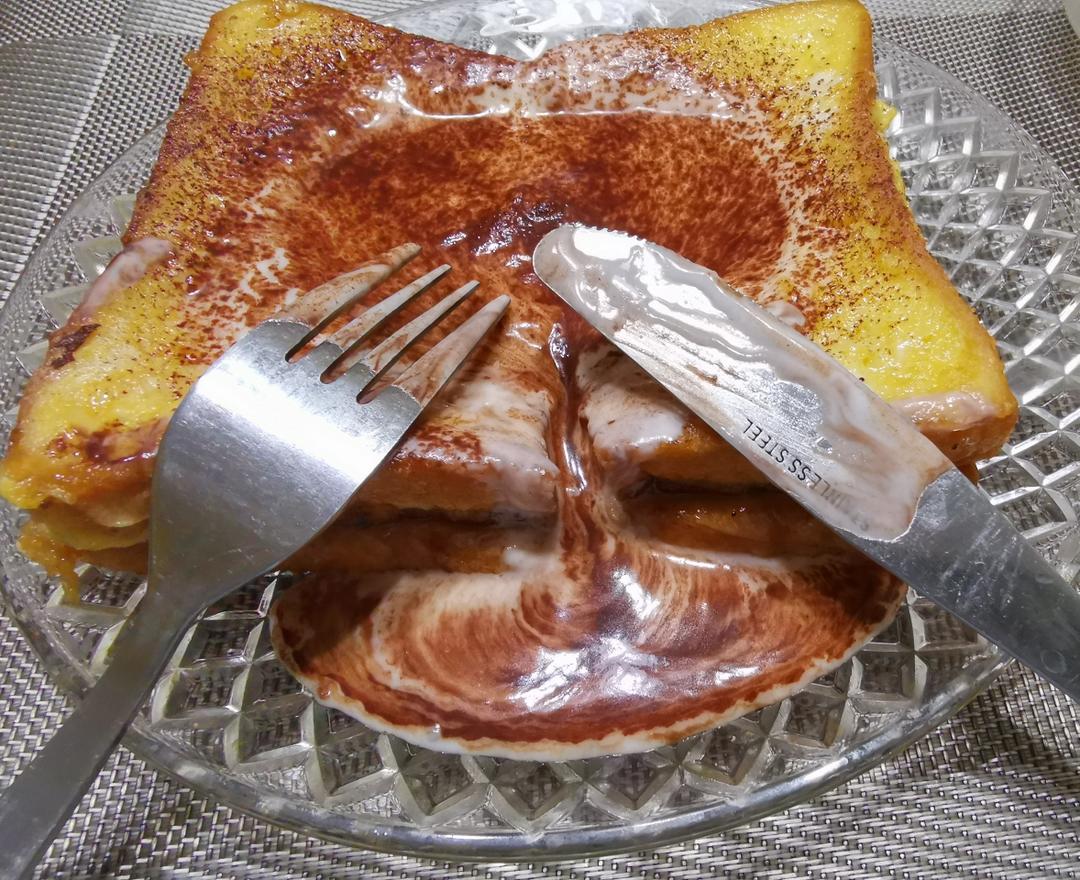 漏奶华西多士的做法