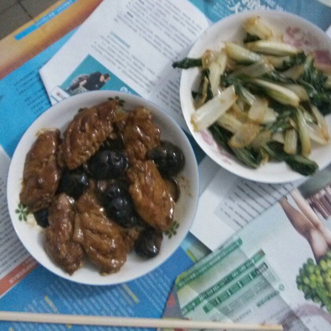 香菇炖鸡翅