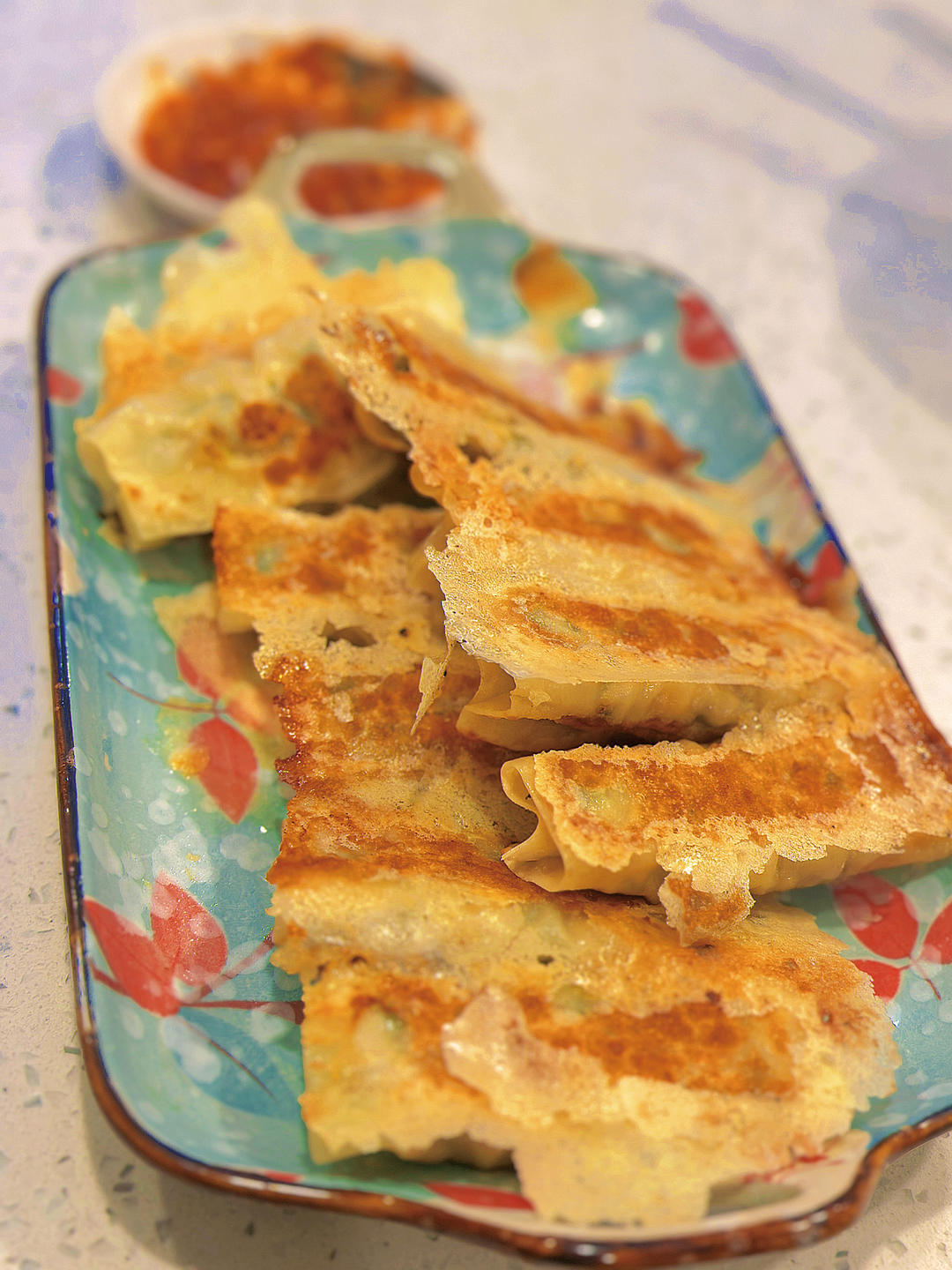 香菜鸡肉锅贴yyds