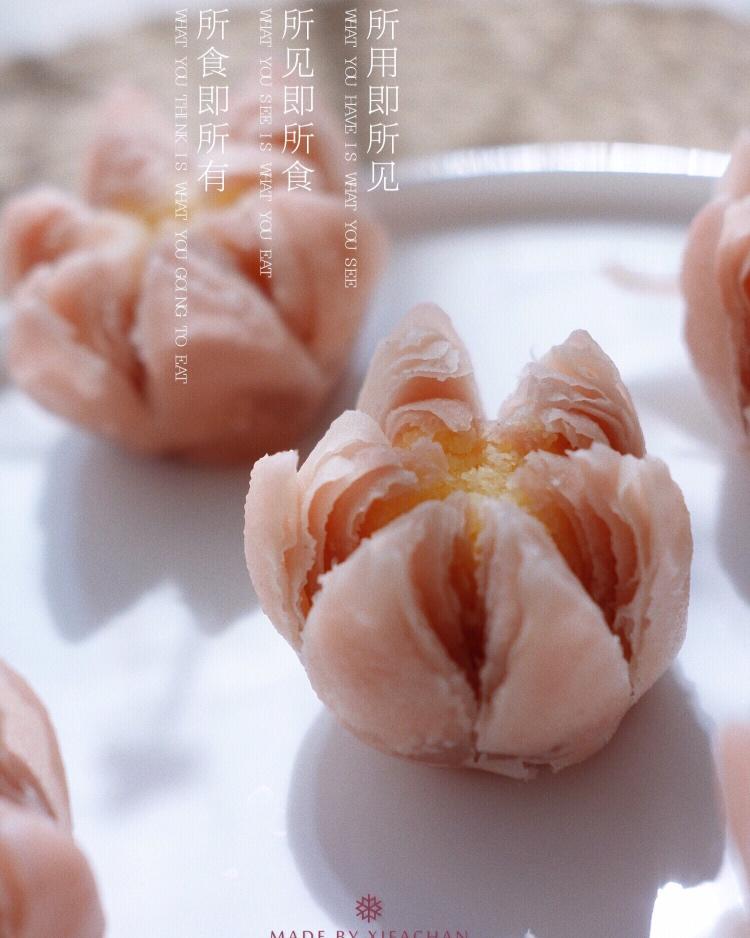 【荷花酥】没有烤箱，也能做出以假乱真的点心！