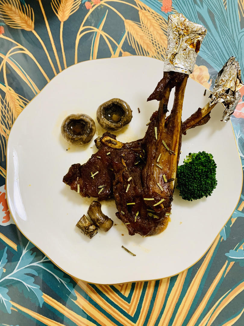 超好吃的烤羊排烤箱版