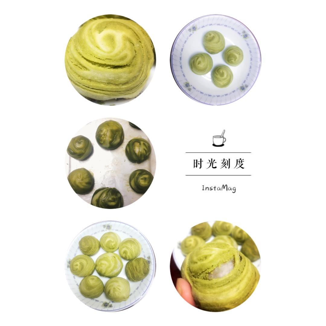 抹茶香芋酥