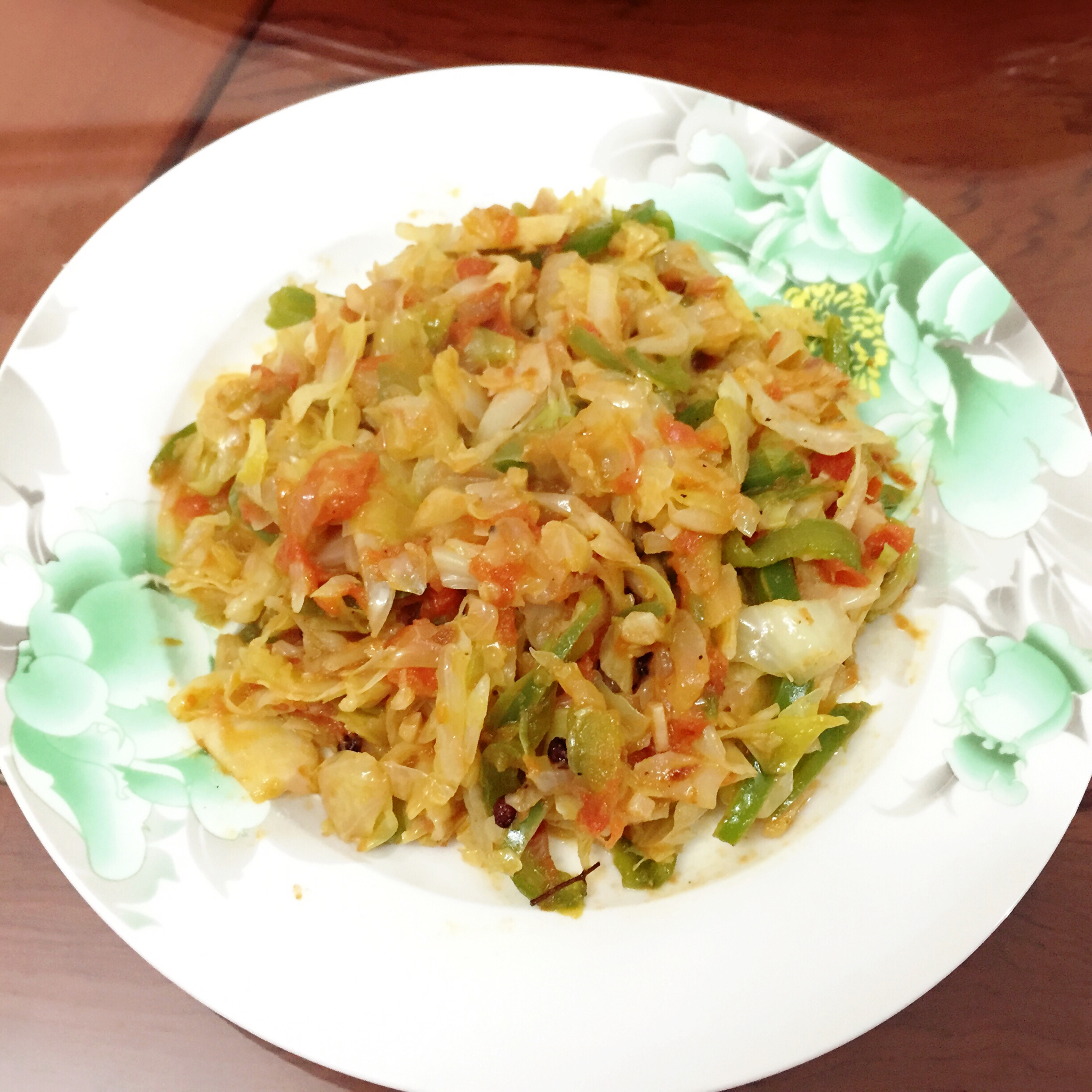 番茄圆白菜（包菜）丝