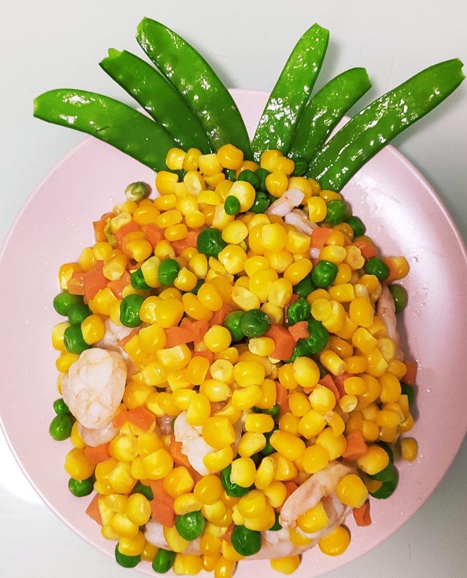 青豆玉米虾仁