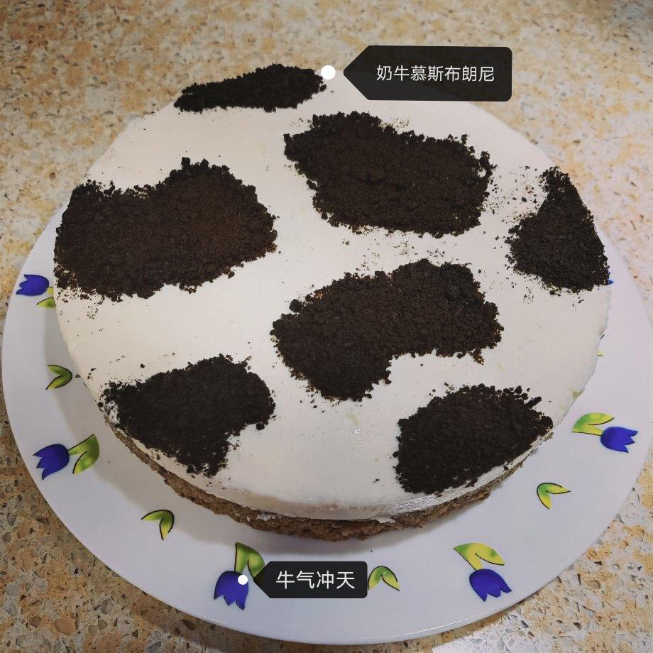 低油低糖｜奶牛慕斯布朗尼🐄牛气冲天