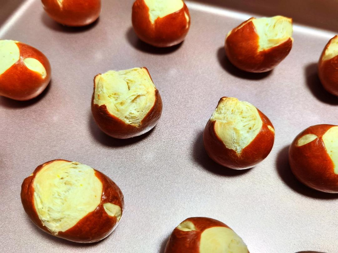 德式碱水面包｜一口碱水球｜超级快手｜免冷冻｜免发酵｜免手套膜