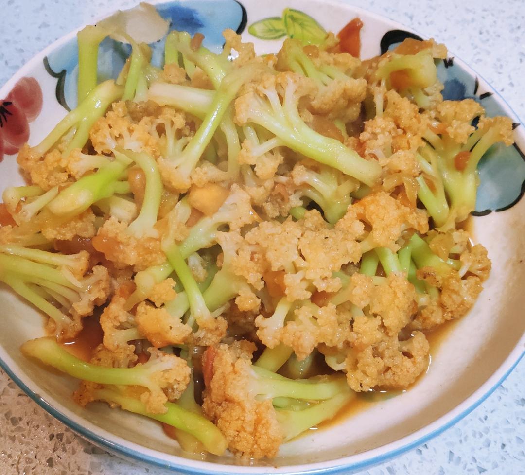 茄汁花菜的做法