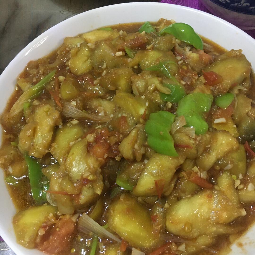 少油省时的家常烧茄子