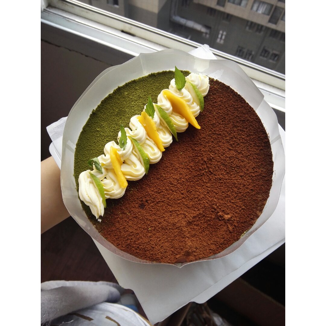 巧克力抹茶慕斯蛋糕