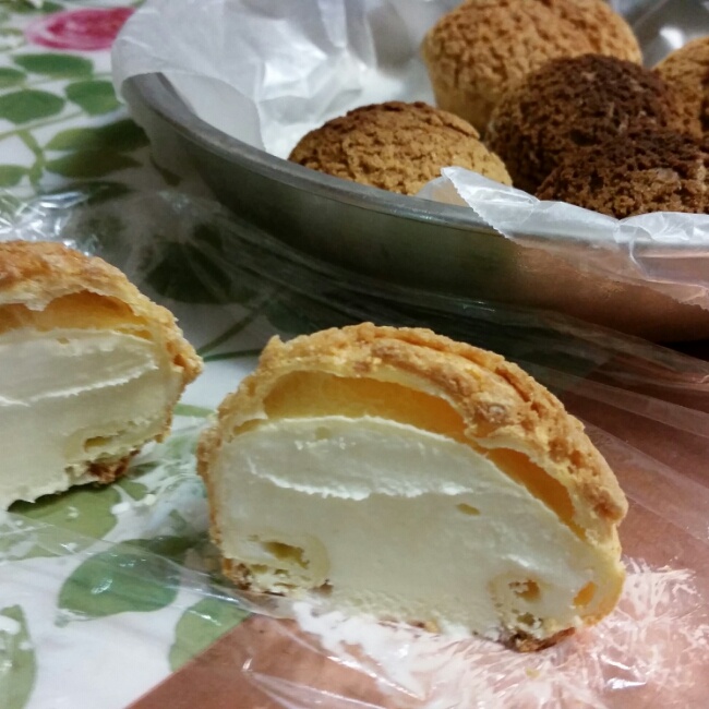 巧克力酥皮泡芙