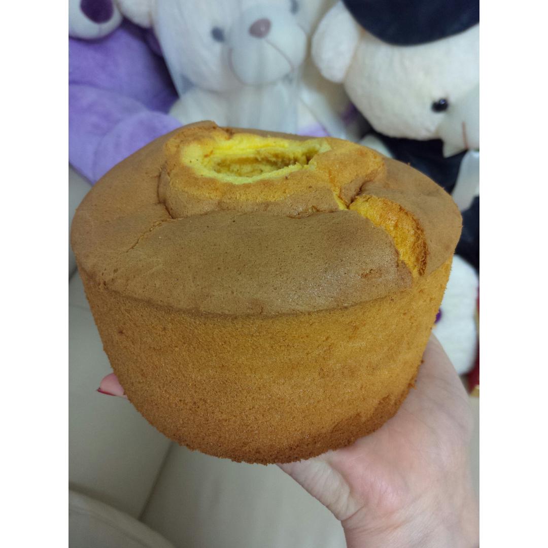好吃到感动的咸焦糖戚风