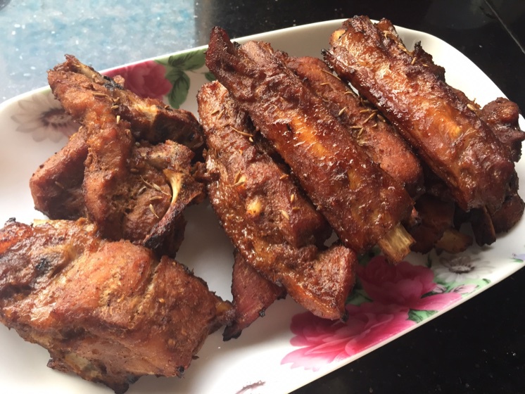 烤排骨 Roast Pork Ribs -yanyanfoodtube