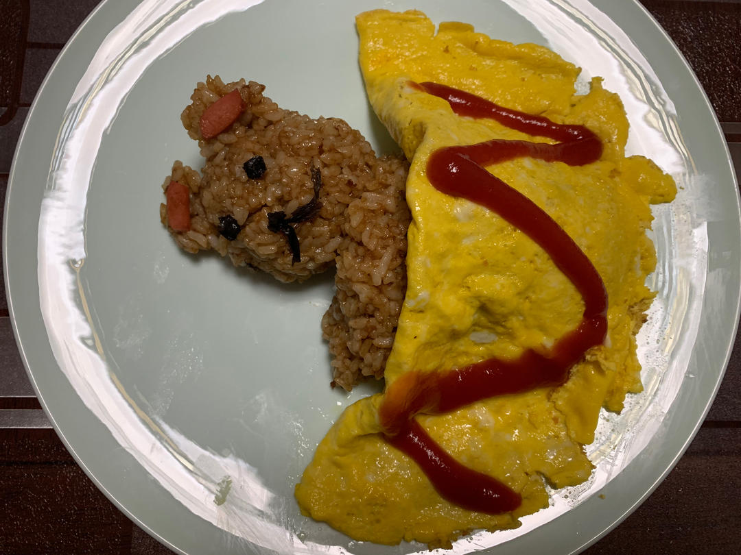 宝宝爱吃🉐蛋包饭