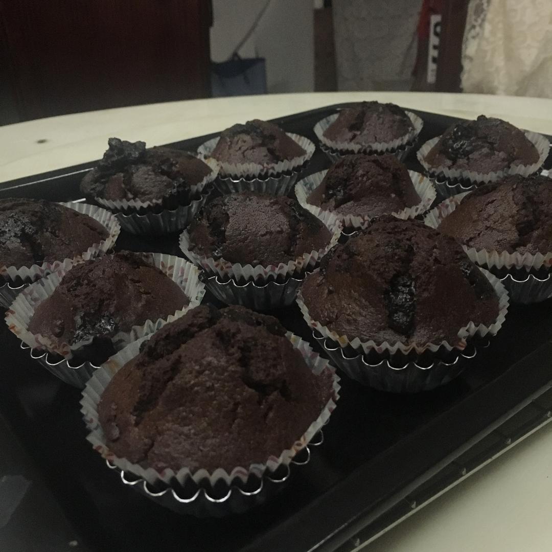 浓郁巧克力马芬