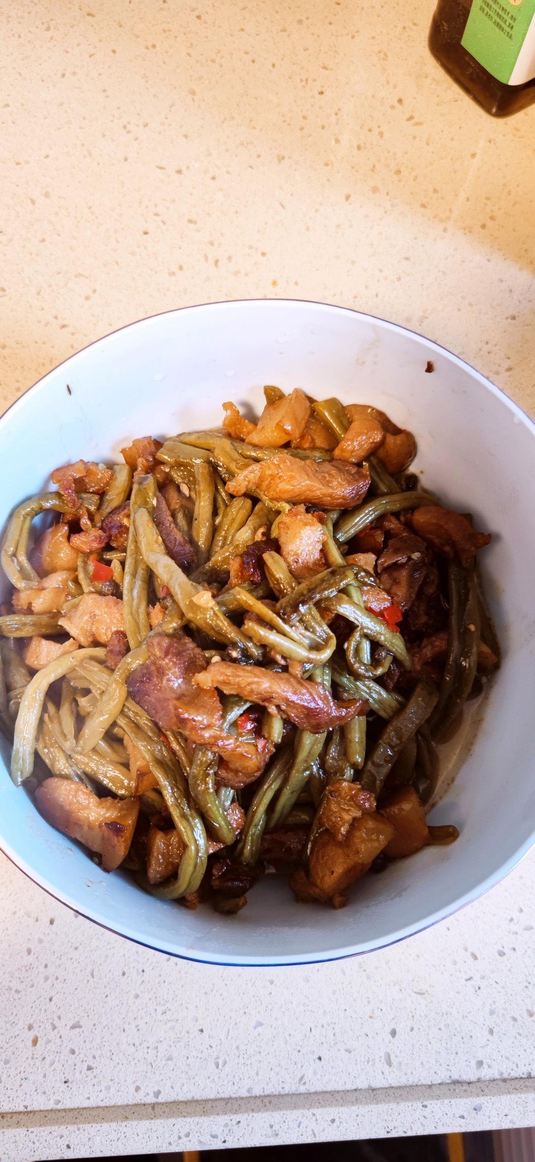 红烧肉炖豆角（绝对下饭）