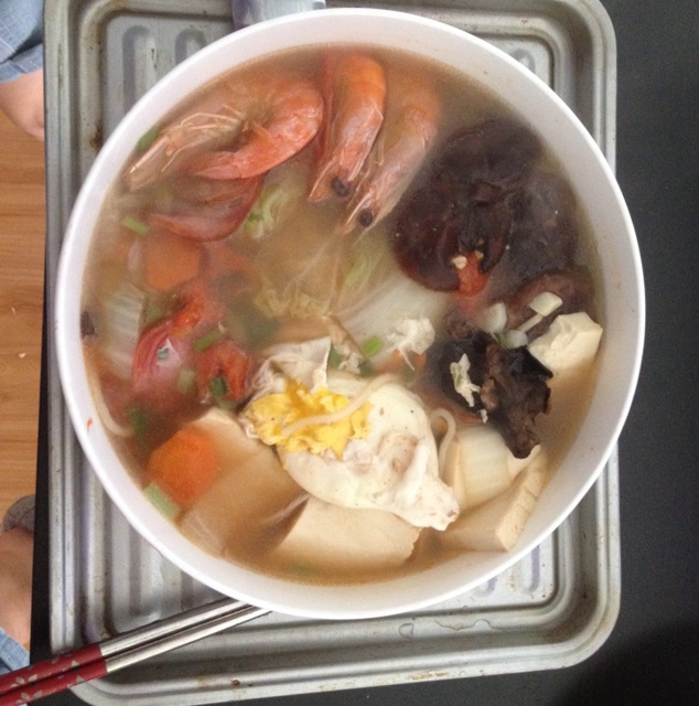 砂锅汤面
