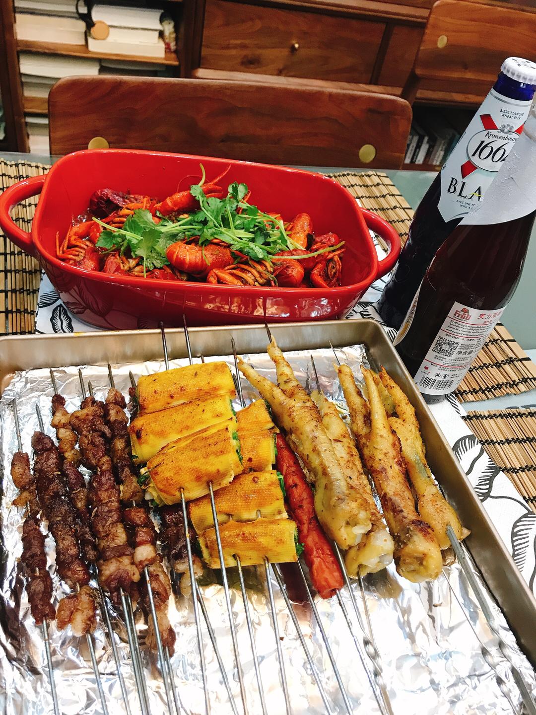 家庭版烤串（碳烤）