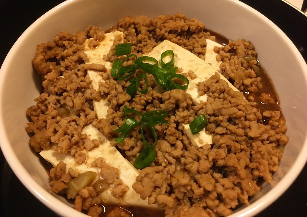 榨菜肉末蒸豆腐