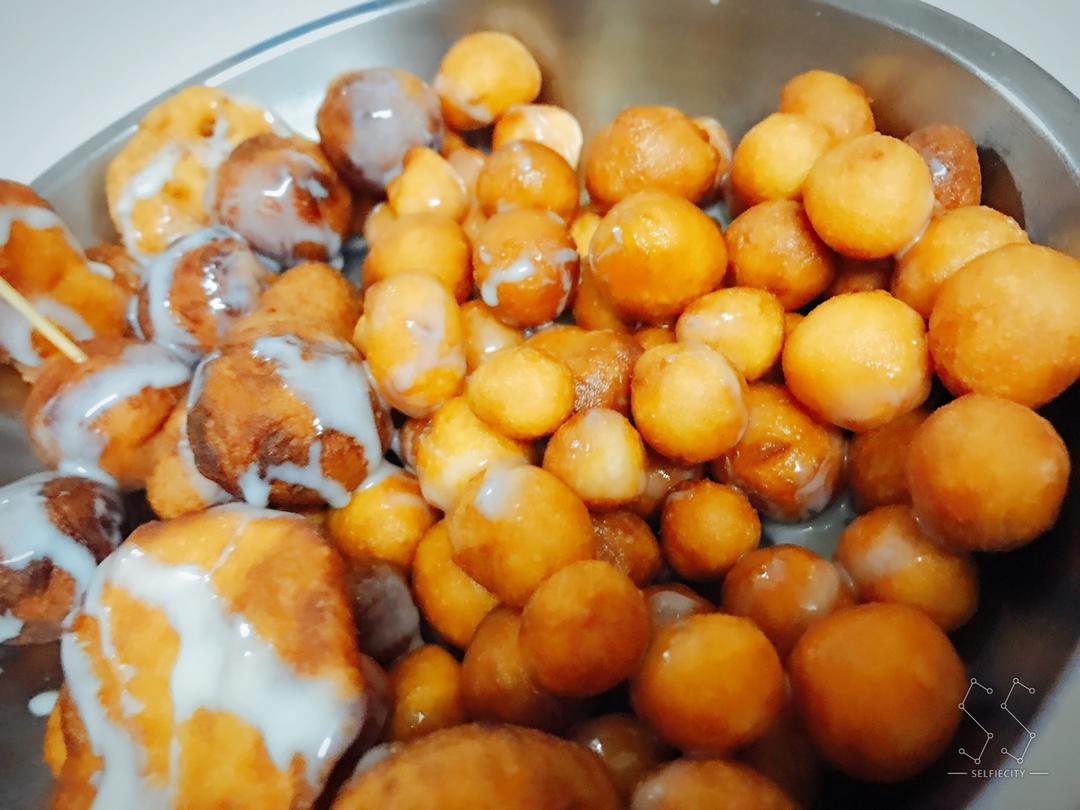 妈妈教炸的红薯丸子